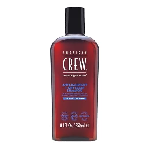 Anti-Dandruff + Dry Scalp Shampoo by American Crew, Citrus Mint Scent, 8.45 Oz