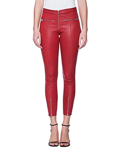 brandMe Women's Leather Pant Genuine Lambskin Skinny Slim fit Leather Pants MP116