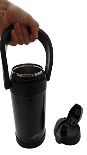 Aquatix Double Wall Insulated Stainless Steel Sport Thermos Bottle 68 Ounce Midnight Blue #TOP4