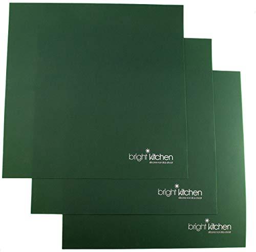 3 Silicone Non Stick Sheets fits Tribest Sedona Dehydrator Combo Classic P9000 + P9150 fruit roll up crackers Teflon-Free