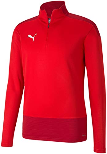Camiseta entrenamiento PUMA hombre Teamgoal 23 cremallera 1/4 para protegerse del frío ligero