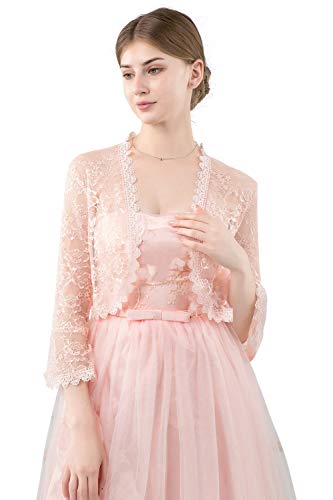 Bolero de encaje Central Chic complemento para vestidos de novia y damas de honor