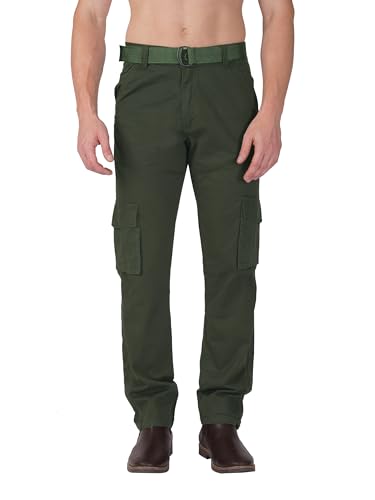 Image of Urban Legends Cargos for Men || Men's Cotton Regular Fit Cargo Joggers with 6 Pockets || Casual Pants || (UL-1R20SP)