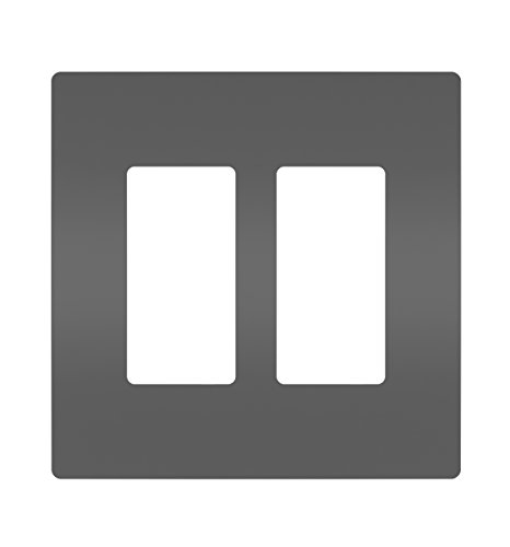 Legrand Radiant Screwless Wall Plates For Decorator Rocker Outlets, 2-Gang, Black, Rwp262Bkcc6 #TOP21