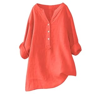 Generisch Musselin Oversized Damenbluse Button-down