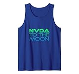 NVDA To The Moon Tee Merch - NVDA Stock and investor design Tank Top