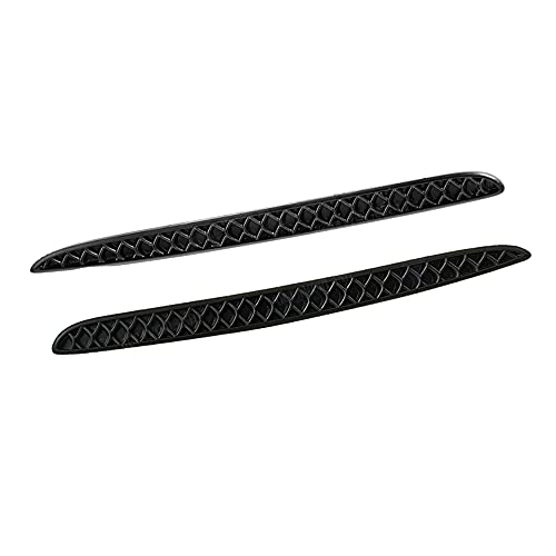 1ペアのリアバンパーL+Rサイドカバーキャップ ハニカムグリル 2058850053 2058850153-3 W205 2013-2017用