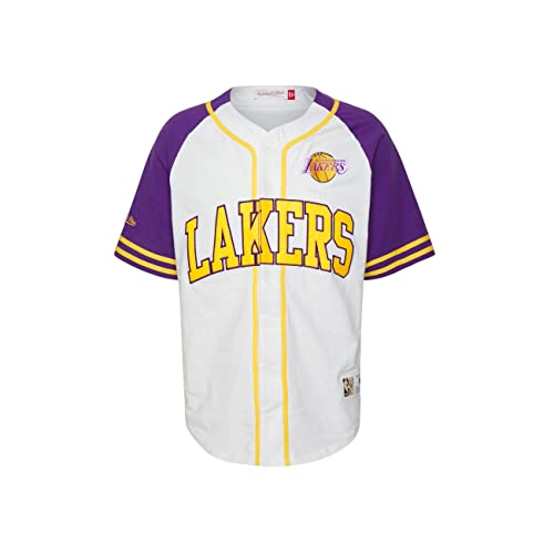 Mitchell & Ness Trikot Los Angeles Lakers Practice Day Button Front