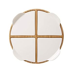 Pizza Passion 5 Piece Pizzia Set by Villeroy & Boch – Premium Porcelain – Made in Germany – Dishwasher and Microwave Safe Plates – 14 Inches