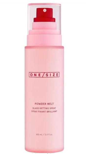 ONE/SIZE Powder Melt Setting Spray (100mL / 3.4 oz), Glass