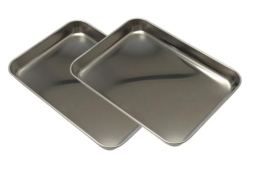 Image of Toaster Oven Pan - Two Pack Compatible with Toshiba Model Numbers AC25CEW-CHBS, AC25CEWCHBS, AC25CEW-BS