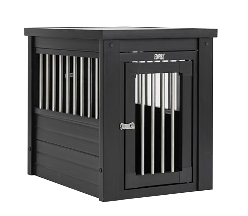 New Age Pet ecoFlex Pet Crate/End Table, Espresso, Small