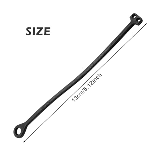 Tankdeckelband, schwarzes Tankdeckel-Halteband, Auto-Kraftstofftankabdeckungslinie, Tankdeckelgummiband, Tankdeckelrohr, universelle Kraftstofftankleitung, geeignet für die meisten Automodelle