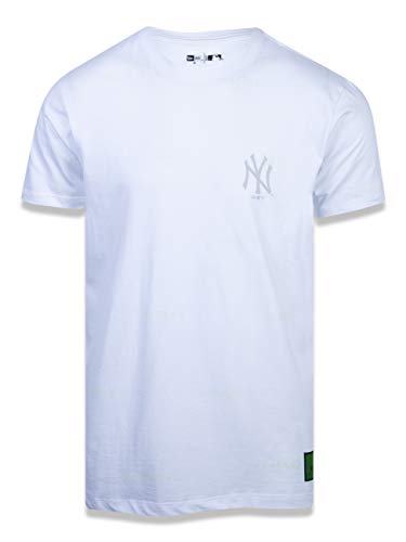Camiseta básica New Era Monotone adulto-unissex, Branco, M