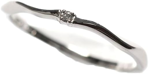 Amazon | [キャンディ] K10WG ダイヤモンド 0.01ct フローレットリング 