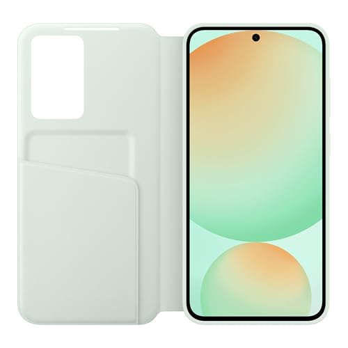 Samsung Galaxy S24 FE Wallet Phone Case, Protective Cover with Smart Small Screen View, Finger Tap Control, Slim Design, Card Holder Pocket, US Version, Mint by Samsung - Used condition - Image 3