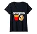 Women's Funny French Fries Potato t-Shirt is that You Bro? Fast Food V-Neck T-Shirt