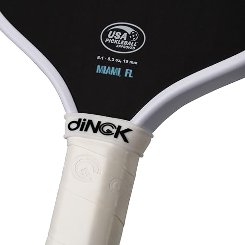 Hypr Pro X Blue Pickleball Paddle, Lightweight 8.1-8.3 oz Paddle, T700 Carbon Fiber Grit Surface for Spin, 16MM Honeycomb Poly-Core with Hyper Foam for Control & Power, USAPA Approved, 16.5” x 7.5” by diNGK SPORTS - Used condition - Image 4