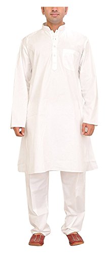 Kurta Pyjama para hombre traje tradicional de algodón suave