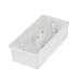 New Lon0167 168x80x50mm Flush-Type Featured PVC Wall Mounted reliable efficacy 2 Gang Junction Box Case White(id:a54 cf 7a aba)