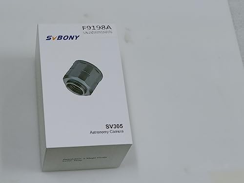 Svbony SV305 Kamera astronomiczna, kolorowa kamera planetarna CMOS z USB 2.0 2 MP, z czujnikiem CMOS IMX290 30 minut ekspozycji teleskopowa kamera okularowa do astrofotografii