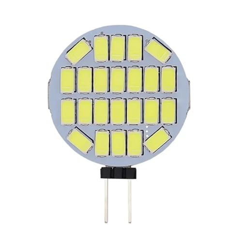 eufeifeiegds AC12V 24V LED G4 ی^X|bgCgd 5W 5730 24LED Ȃ Wt[hCg 20Wvp 3000K/4000K/6000K(24LEDS-(1 PCS),Nature White
