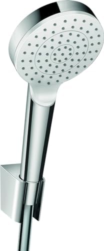 hansgrohe Crometta Punktowy zestaw prysznicowy Vario z wężem przysznicowym 125 cm biały/chrom, 26691400