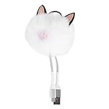 UKCOCO 1Pc Cabos USB Criativo Chaveiro Pendurado Pingente Cabo Microusb Tipo C Carregador Cabo Criativo Pingente De Chave Bolsa De Chaveiro Branco Pingente De Chave Chian Carregador Cabo