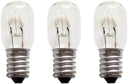 15W E14 Fridge, Freezer Bulb, Salt Lamp Pygmy Light Bulbs SES Sewing Machine Bulbs Small Edison Screw Warm White 2700K 240V 15W E14 Incandescent Bulb Screw
