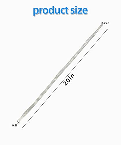 Yakefly 3 Pieces Universal Automotive Ground Strap,Professional Vehicle Grounding Cable Straps,20" X 1/2" Flat Braided Ground Straps,Braided Tinned Copper Automotive Engine Ground Strap #TOP1