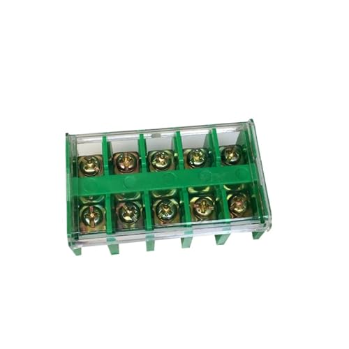 Borniers en cuivre JF5 25A pour rail DIN bloc de jonction double rangée x5