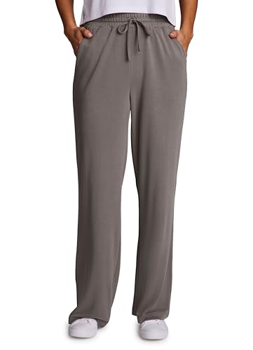 RBX - RBX Women's Wide Leg Pants Relaxed Fit Lightweight Modal Fabric Adjustable Waist Lounge Pants with Pockets Italian Clay M (68% Off Amazon Deal)
