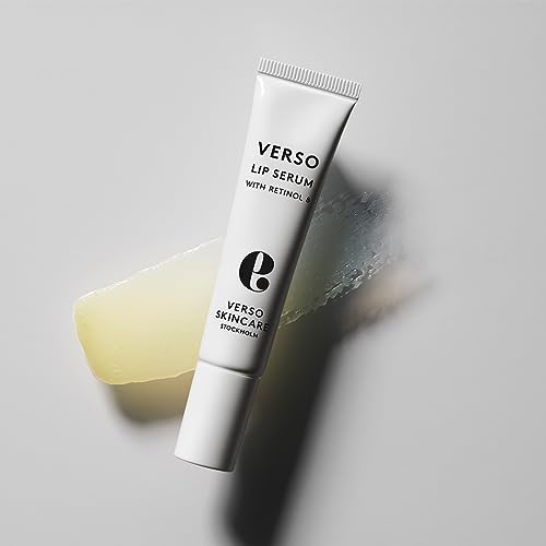 Verso Skin Care | Moisturizing Lip Serum With Retinol 8 | Anti Aging Lip Plumper For Soft Lips & Youthful Skin | Lip Care Made Easy (0.5 Fl Oz) #TOP3