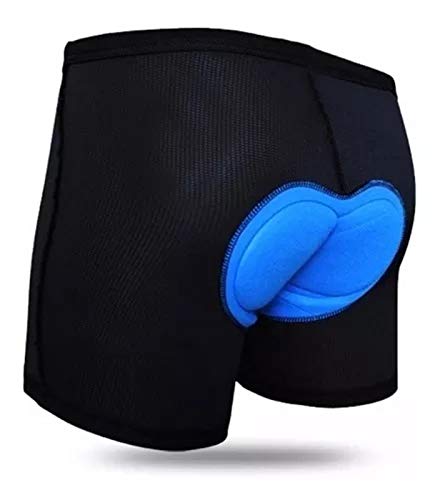 Shorts Ciclismo Bike Masculino Forro Espuma D60 Azul (M)