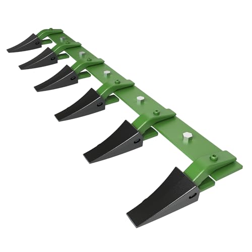 60 in Heavy-Duty Steel Bucket Tooth Bar for Tractor Loader, 4,560 LBS Load-Bearing Capacity, Fits Bucket Cutting Edges 1/2 in or Less, No Drilling Req