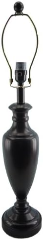 Normande Lighting HS1-2628A-BD 60-watt Incandescent Table Lamp Base with Harp and Finial
