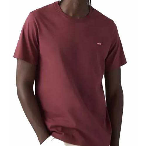 Image of Levi's Herren Ss Original Hm Tee T-Shirt, Oxblood Red, XL