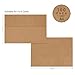 A4 Brown Kraft 4x6 Envelopes Self Seal 100 Pack, Goefun 4.25 x 6.25 Printable Greeting Card Envelopes for Card Making, Photos, Invitations, Weddings, Graduation, Baby Shower, 120 GSM
