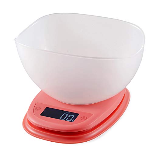 エレコム キッチンスケール ボウル付 最大2kg 最小0.1g表示 ピンク HCS-KS02PN
