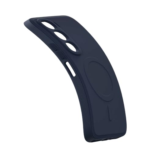 Image of Casotec Back Cover Compatible with Vivo Y31 5G | MagFit Ring Design (Non-Magnetic) | Shockproof Case | Anti-Slip Grip | Raised Camera Edges | Slim Protective Case for Vivo Y31 5G (Steel Blue)