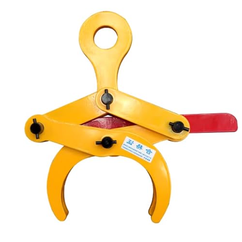 Pince de levage pour tubes horizontaux avec mâchoire réglable de 5 à 24 cm