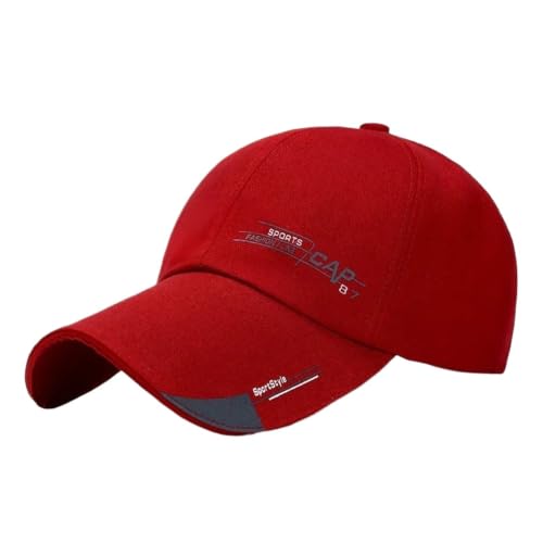 Casquette de baseball homme avec chapeau soleil en toile et style course simple