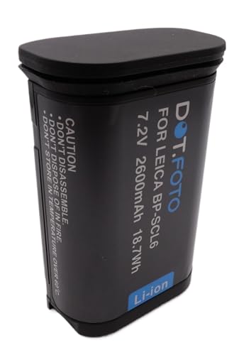 Batería BP-SCL6 para Leica Q3 Q2 SL2 SL3 acumulador recargable de 7,2 V 4