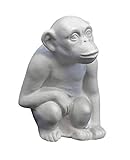  Wagner & Apel Porzellanfigur AFFE weiß