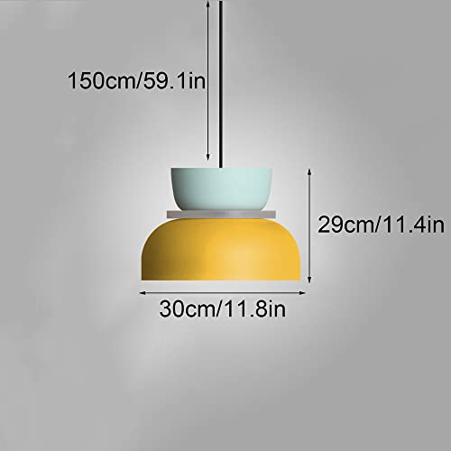 Lámpara colgante ajustable con diseño Macaron creativo para una luz perfecta 8