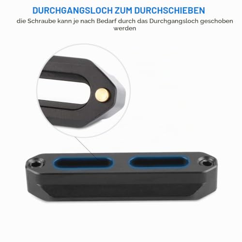 SMALLRIG Safety NATO Schiene 70 mm für NATO Griff und Schnellverschluss NATO Clamp – 1195 – Ansicht 2