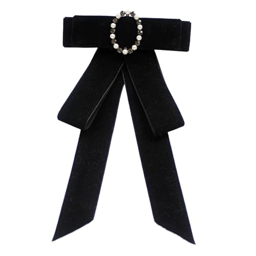 Pajarita de mujer con broche para uniformes de anfitrionas y eventos elegantes