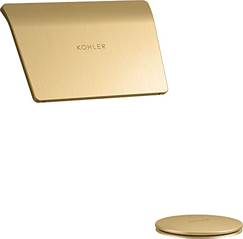Kohler 23857-2Mb Tea-For-Two Drains, Vibrant Brushed Moderne Brass #TOP22