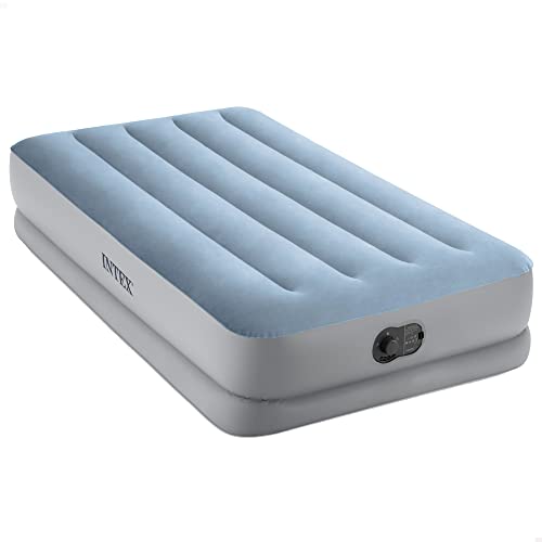 Intex Twin Dura-Beam Comfort Luftbett mit Fastfill USB-Pumpe, aufgeblasene Größe: 99 cm x 191 cm x 36 cm (64157)