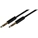 Slim 3.5mm Stereo Cable Black 3Ft